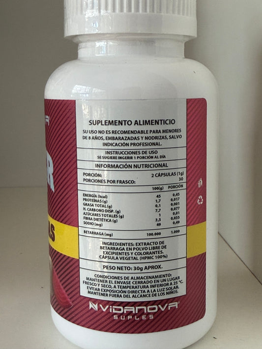 BETARRAGA 1000mg 60 caps